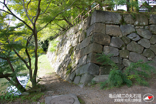 亀山城二の丸石垣